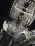 Hi Si Glass - 17" Bong w/ Splash Guard & Ice Pinches Measuring Lines [HiSi1] - $279