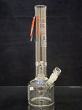 HiSi Glass - 16.5" Double Bell Perc Beaker Bong w/ Ice Pinches [HiSi2]