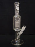 ZOB Glass - 16" Straight Bong w/ Glycerin Perc - Clear - $500
