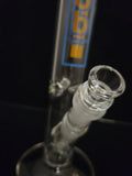 ZOB Glass - 13.5" Straight Bong - Blue & Yellow [ZOB07]