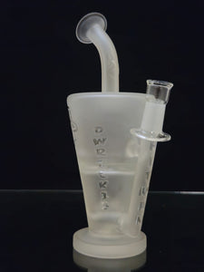 Hitman & Dwreck Collaboration - 9" Sandblasted Sundae Cup Rig w/ Dome - Pirate Women Bending Over Design [HIT04] - $750