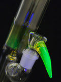 Kenta Kito - 17.5" UV 180 Upstem Bong Citrine w/ Matching Bowl (4 Hole) (KK09)