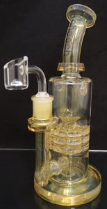 Cheech Glass - 8.5" Incycler Rig w/ Banger - Color Changing [CHR48] - $90