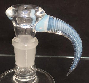 Apix Design - Worked Horn Bowl 18mm (4 Hole) - Blue Horn - $130