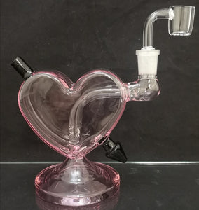 Red Eye Glass - 4" Cupid Rig w/ Banger - Colors Available - $70