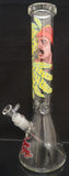 Cheech & Chong Glass - 15" Parked Beaker Bong