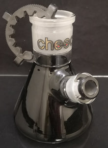 Cheech Glass - 6.5" Build-a-Bong Colored Beaker Base - Black - $75