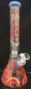 Cheech Glass - 16" Kraken Beaker Bong w/ Pirelli Perc - $200