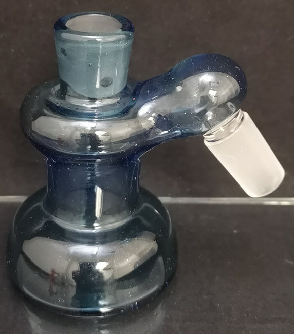 Green Belt Glass - 14mm Full Colored Dry Ash Catcher - 45 Degree - Colors Available - $200
