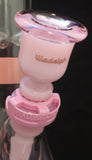 Illadelph Glass - 19" Premium Signature Medium Beaker (MB) Bong w/ Bell Bowl (1 Hole) - Pink - $1400