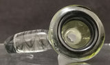KOBB Glass - 18.5" Worked Beaker Bong w/ Matching Downstem & Bowl (1 Hole) - UV w/ Crushed Opal Base - $650