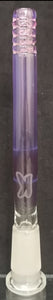 KOBB Glass - 5" 18mm to 14mm Colored 360° Gridded Open End Downstem - Purple - $90