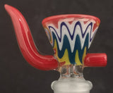 14mm Worked Up Horn Bowl (1 Hole) - Colors Available