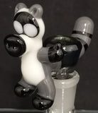 Green Belt Glass - Full Body Raccoon Bowl - Sizes & Colors Available