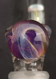 KOBB Glass - 14mm Up Horn Bowl (4 Hole) - Amber Purple