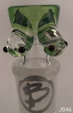 Benwa Glass - 18mm Boobies Bowl (4 Hole) - Colors Available