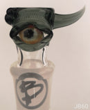 Benwa Glass - 18mm UV Creature's Eye Worked Bowl (4 Hole) - Designs Available