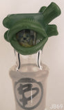 Benwa Glass - 18mm UV Creature's Eye Worked Bowl (4 Hole) - Designs Available