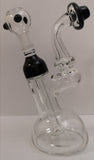 Bose Oner Glass - 7.5" Showerhead Bubbler Rig + Free Banger - Variants Available