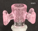 Knock Out (Kirill) Glass - 14mm Full Color Bowl (1 Hole) - Colors Available