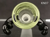 Knock Out (Kirill) Glass - 14mm Full Color Bowl (1 Hole) - Colors Available