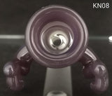 Knock Out (Kirill) Glass - 14mm Full Color Bowl (1 Hole) - Colors Available