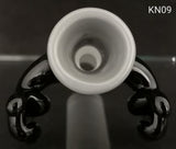 Knock Out (Kirill) Glass - 14mm Full Color Bowl (1 Hole) - Colors Available