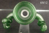 Knock Out (Kirill) Glass - 14mm Full Color Bowl (1 Hole) - Colors Available