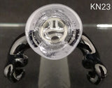 Knock Out (Kirill) Glass - 18mm CFL Colored Bowl w/ Built In Screen (3 Hole) - Colors Available