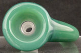 Lysergic Glass - 14mm Colored Horn Bowl (1 Hole) - Green