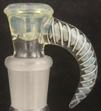 Lysergic Glass - 18mm Colored Horn Bowl (4 Hole) - Colors Available