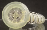 Lysergic Glass - 18mm Colored Horn Bowl (4 Hole) - Colors Available