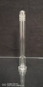 Mini Monster - 4 3/4" 18mm to 14mm Clear Gridded Closed End Downstem - $80