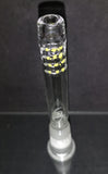 Lysergic Glass - 18mm to 14mm Colored 360 Grid Clear Downstem - Colors & Sizes Available - $75