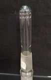 Kristo Boro - 2 1/2" 18mm to 18mm Color Accent Gridded Downstem - Blue - $50