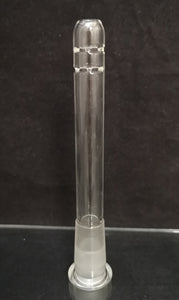 TYY Glass - 18mm to 14mm Clear Gridded Open End Downstem - Sizes Available - $55