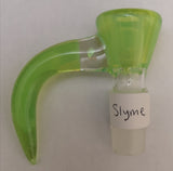 Bennett Glass - 14mm Colored Horn Bowl w/ Opal ( 4 Hole) - Colors Available - $130