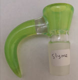 Bennett Glass - 18mm Colored Horn Bowl w/ Opal ( 4 Hole) - Colors Available - $130