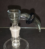 Mack Ziller Glass - 14mm CFL Horn (1Hole) - Purple - $60