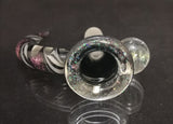 KOBB Glass - 14mm Horn Bowl w/ Marble (1 Hole) - Dichro - $130