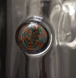 Sovereignty Glass - Fixed Stem 180° Double Millie Bong w/ 18mm Bowl (4 Hole) - Clear