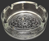 Sovereignty Glass - Sacred Geometry Ashtray - Designs Available