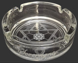 Sovereignty Glass - Sacred Geometry Ashtray - Designs Available