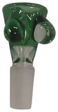Benwa Glass - 14mm Boobies Bowls (1 Hole) - Colors Available