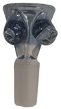 Benwa Glass - 14mm Boobies Bowls (1 Hole) - Colors Available