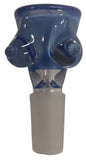 Benwa Glass - 14mm Boobies Bowls (1 Hole) - Colors Available