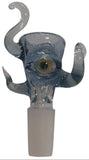Benwa Glass - 14mm UV Creature's Eye Worked Bowl (1 Hole) - Designs Available