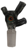 Benwa Glass - 14mm UV Creature's Eye Worked Bowl (1 Hole) - Designs Available