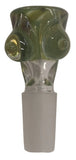 Benwa Glass - 14mm Boobies Bowls (1 Hole) - Colors Available