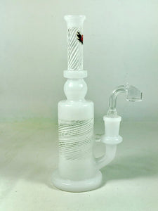 Red Eye Glass - Straight tube Rig w/ Banger - Colors Available